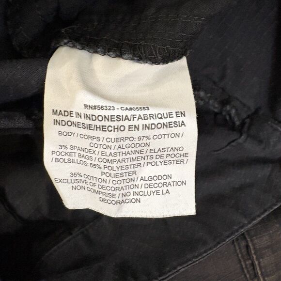 Nike SB Pants Mens 36x31 Black Cargo Ripstop Straight Loose Skateoboard Utility - Picture 5 of 13